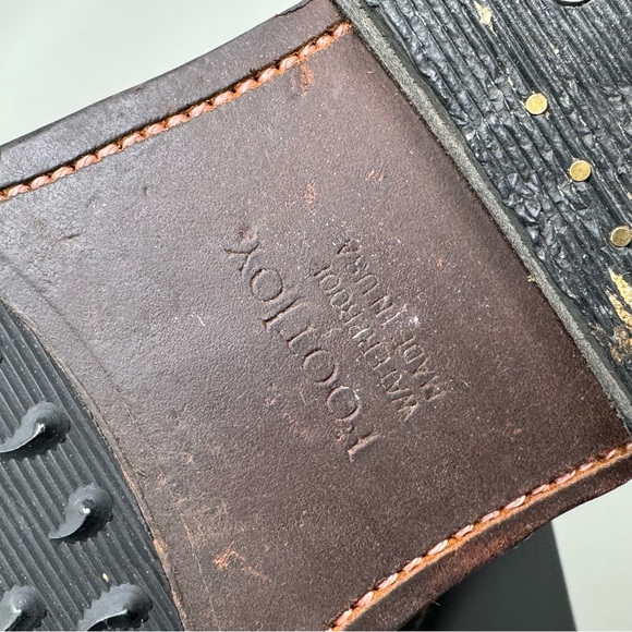 Vintage FootJoy Classics Golf Shoes Size 10.5 Wing Tip Style #50802  no Spikes - Picture 6 of 16